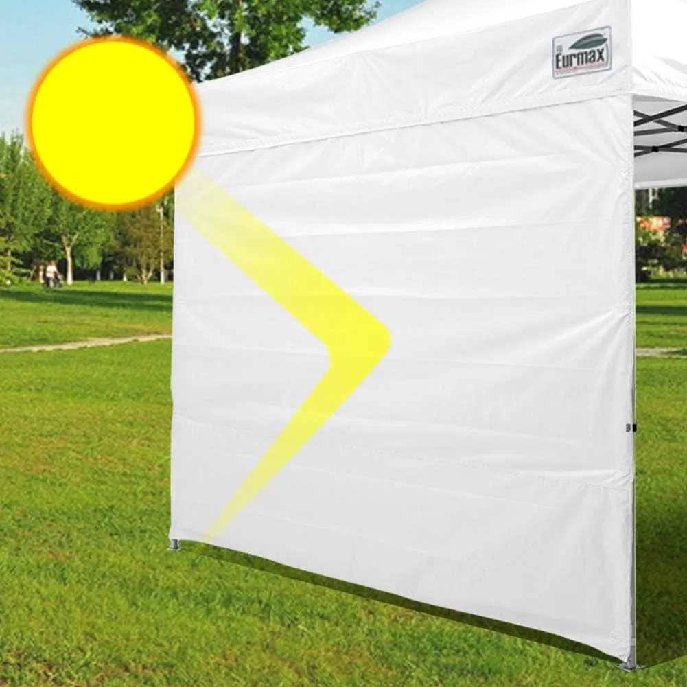 Eurmax USA Instant Canopy SunWall 10x10 Canopy Wall Sidewall Canopy Tent Sidewalls for Pop Up Canopy Tent,1 Pack Sidewall Only (Blue)