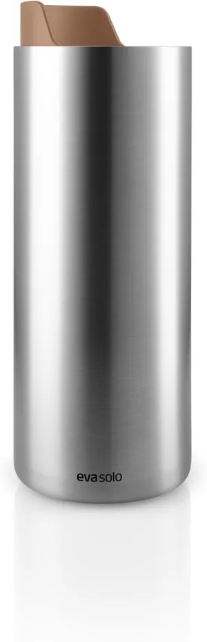 Eva Solo | Urban To Go Cup 12oz Mocca | Double walled thermo cup with vacuum | Danish Design & Functionality | Mocca