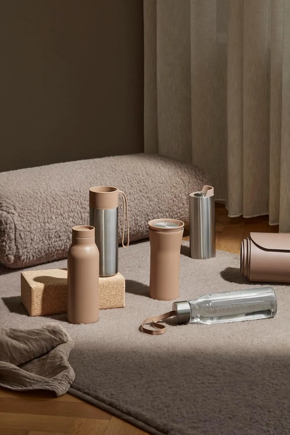 Eva Solo | Urban To Go Cup 12oz Mocca | Double walled thermo cup with vacuum | Danish Design & Functionality | Mocca