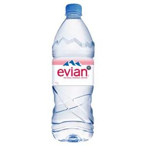 Evian Still Natural Mineral Water 1L