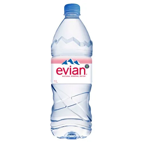 Evian Still Natural Mineral Water 1L