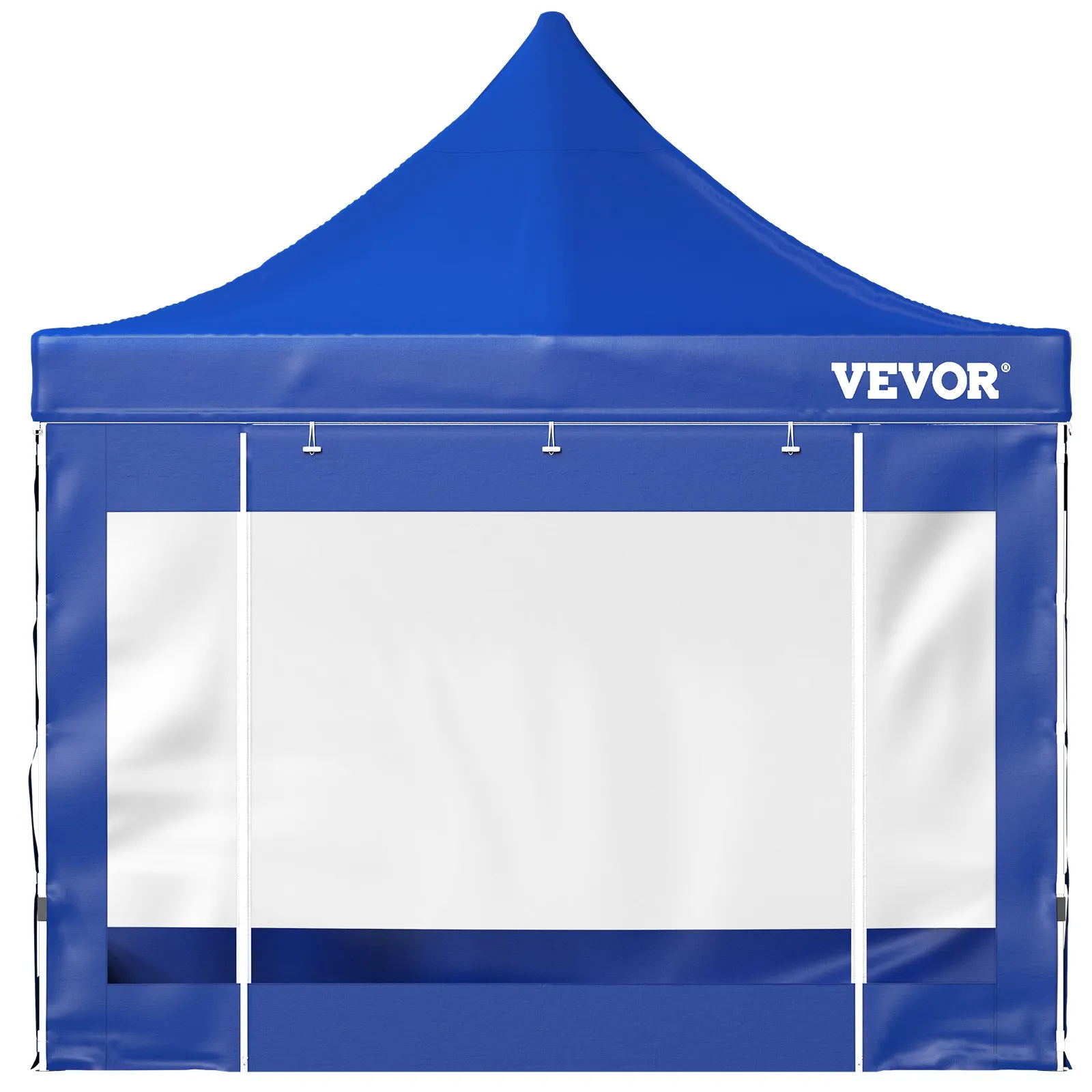 (FINAL PRICES ARE LOWER ON OUR SITE!) VEVOR Pop Up Canopy Tent, 10 x 10 FT, Outdoor Patio Gazebo Tent with Removable Sidewalls and Wheeled Bag, UV Resistant Waterproof Instant Gazebo Shelter for Party, Garden, Backyard, Blue