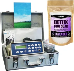 Fir Belt Chi Ionic Ion Detox Machine Foot Bath Aqua Spa Cleanse (Lavender)