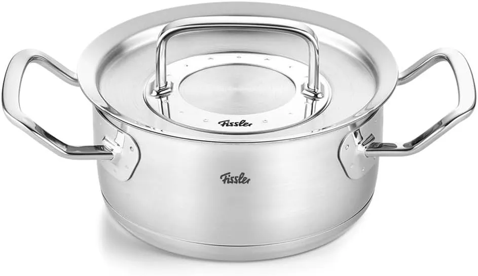 Fissler Original-Profi Collection Stainless Steel 1.5 Quart Rondeau with Metal Lid