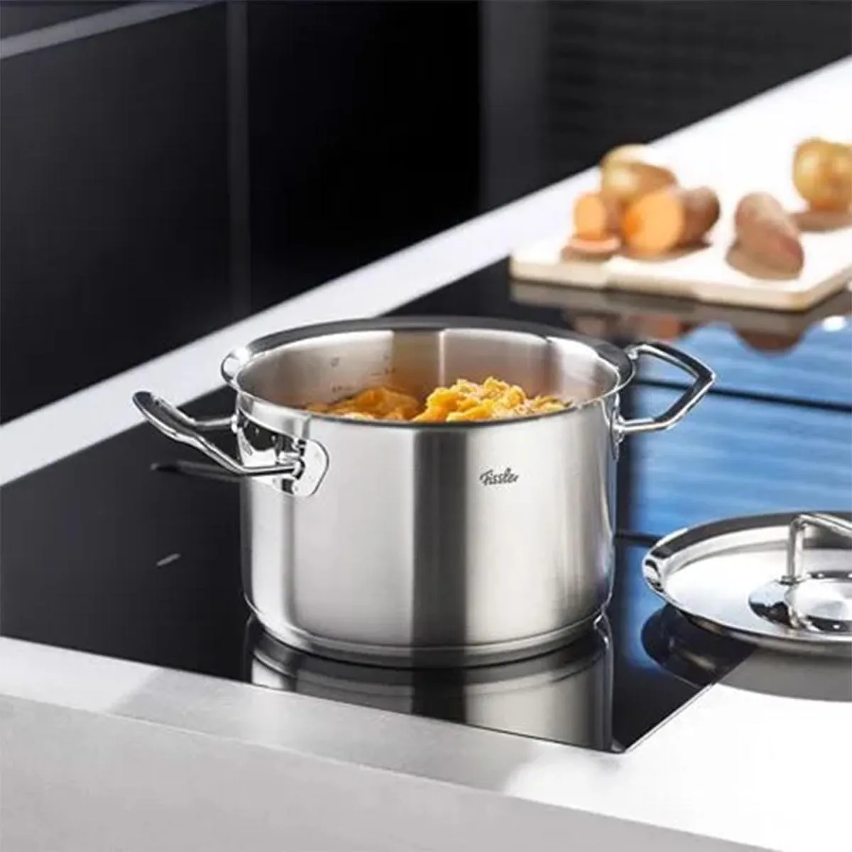 Fissler Original-Profi Collection Stainless Steel 9 Piece Set with Metal Lids
