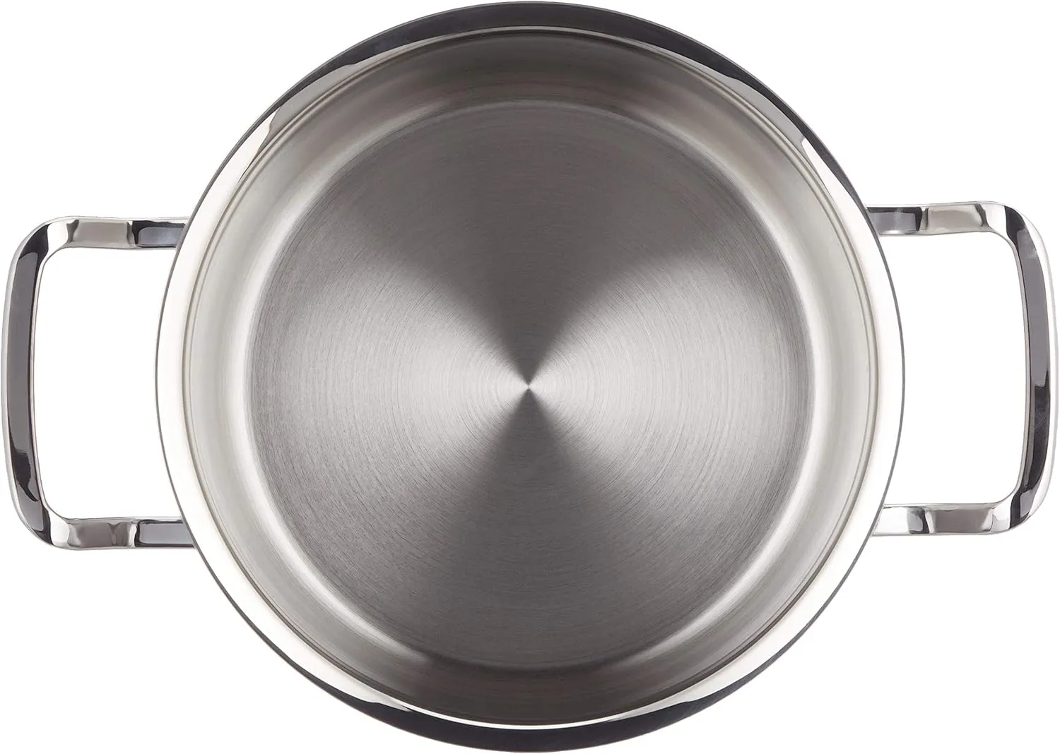 Fissler pure-profi collection Stainless-Steel Stockpot with Lid, Induction (7.9-in, 4.2 Quart) silver