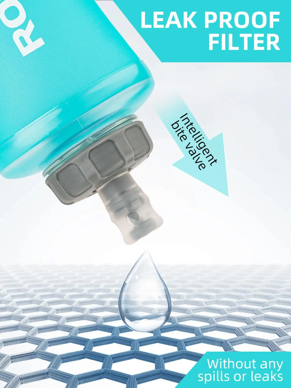 Flexible Water Client satisfaction Door-to-door service for ROCKBROS Bottle Flask Hiking, Soft 500ml Running, Collapsible Cycling Skiing