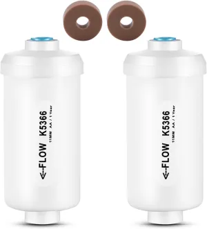 Fluoride Water Filter, Replacement for Berkey® PF-2® Elements, Compatible with Berkey® Gravity Filtration System, Natural filter material (2 Pack)