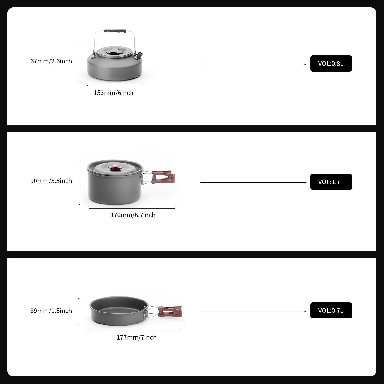 FMC-204 Aluminum Cookware