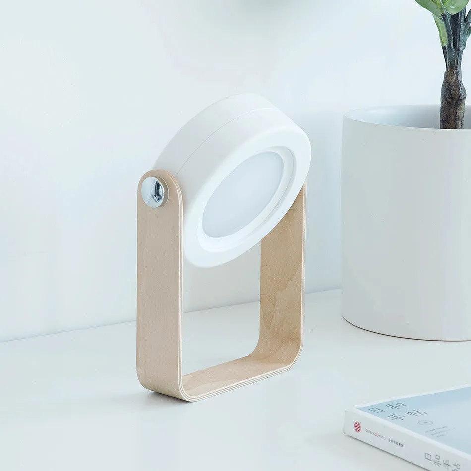 Foldable LED Bedside Lamp - Touch, USB Rechargeable, 3 Brightness Levels