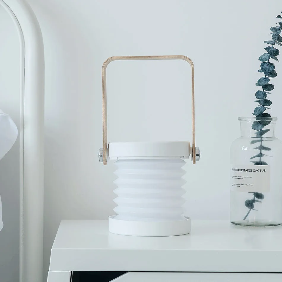 Foldable LED Bedside Lamp - Touch, USB Rechargeable, 3 Brightness Levels