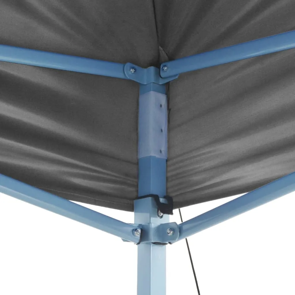 Foldable Party Tent Pop-Up with 2 Sidewalls 3x3 m Anthracite