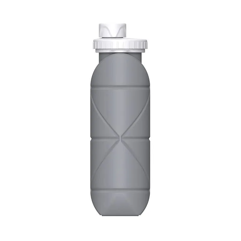 Foldable Silicone Water Bottle – Leakproof, Shatter-Resistant, 600ml
