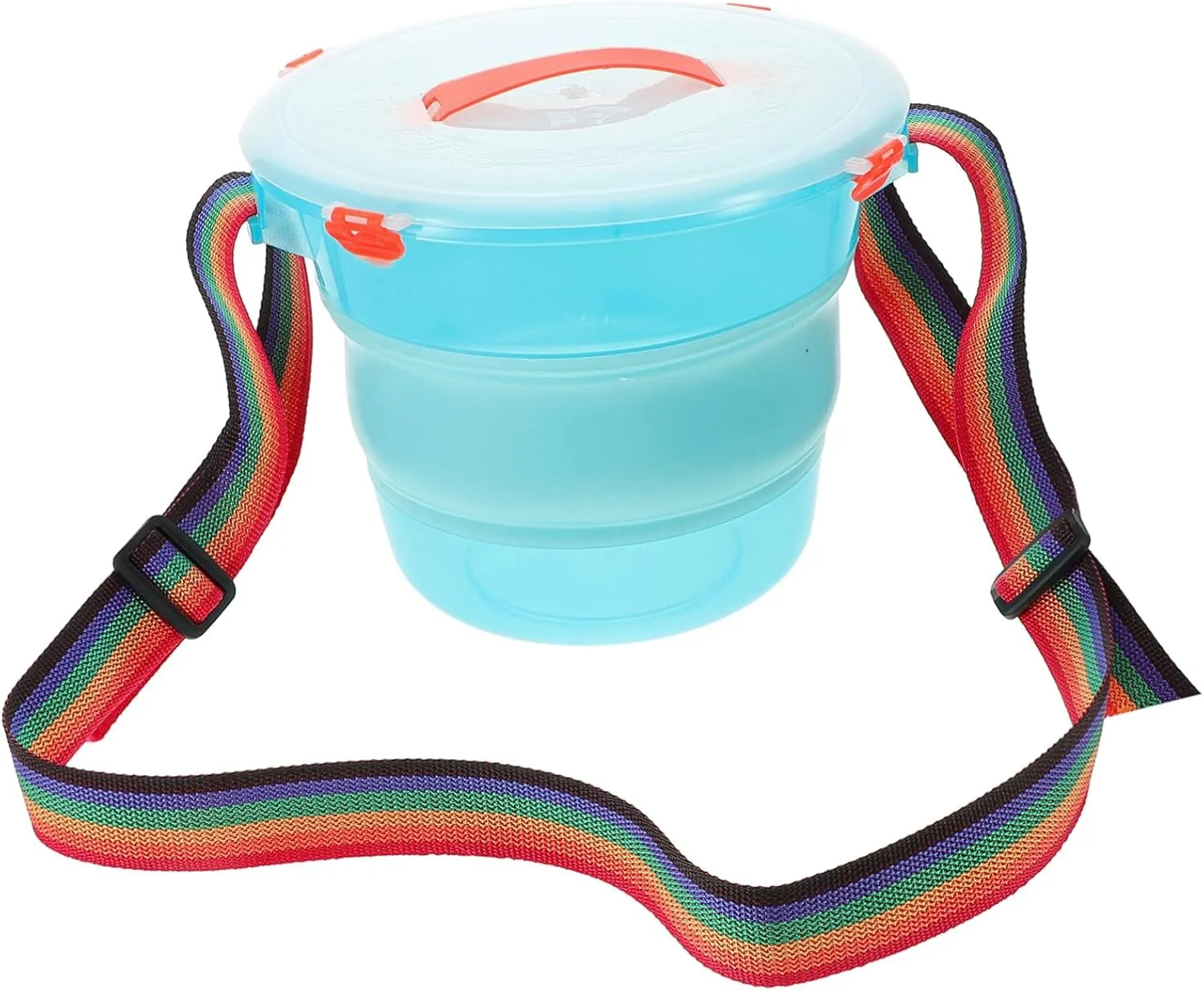 Folding Bucket Collapsible Buckets Water Tub Fish Bucket Collapsable Bucket Camping Picnic Fishing Bucket Minnow Bucket Cleaning Bucket Fishing Bucket Collapsible Sky-Blue Plastic