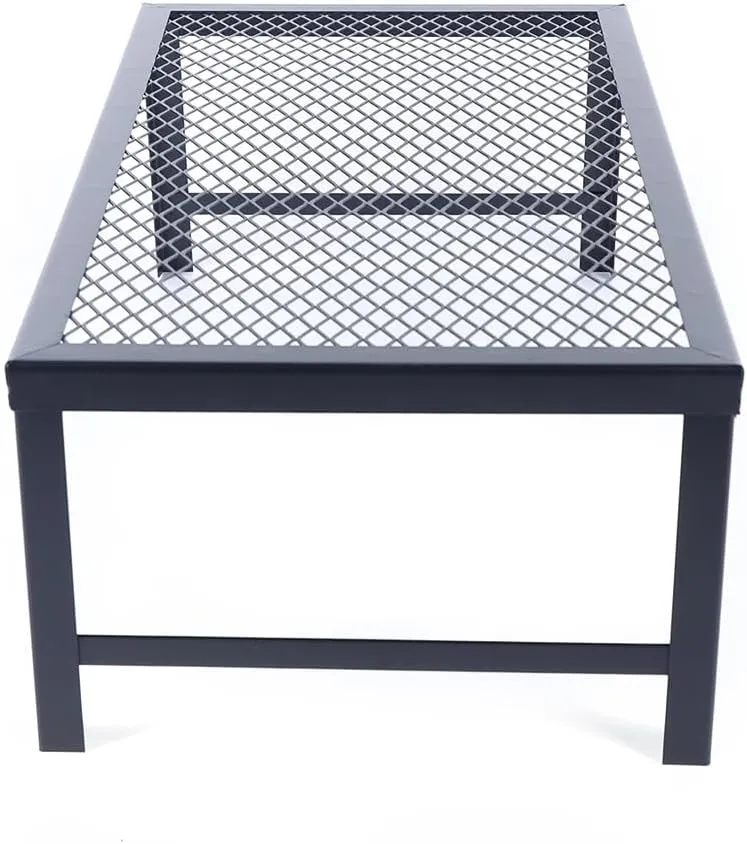 Folding Outdoor Camping BBQ Grill, Portable Firepit Grill Fire Grill Grate Camping Picnic Campfire Pit Over Fire Cooking Grate For Outdoor Camping Family Small Gathering Party