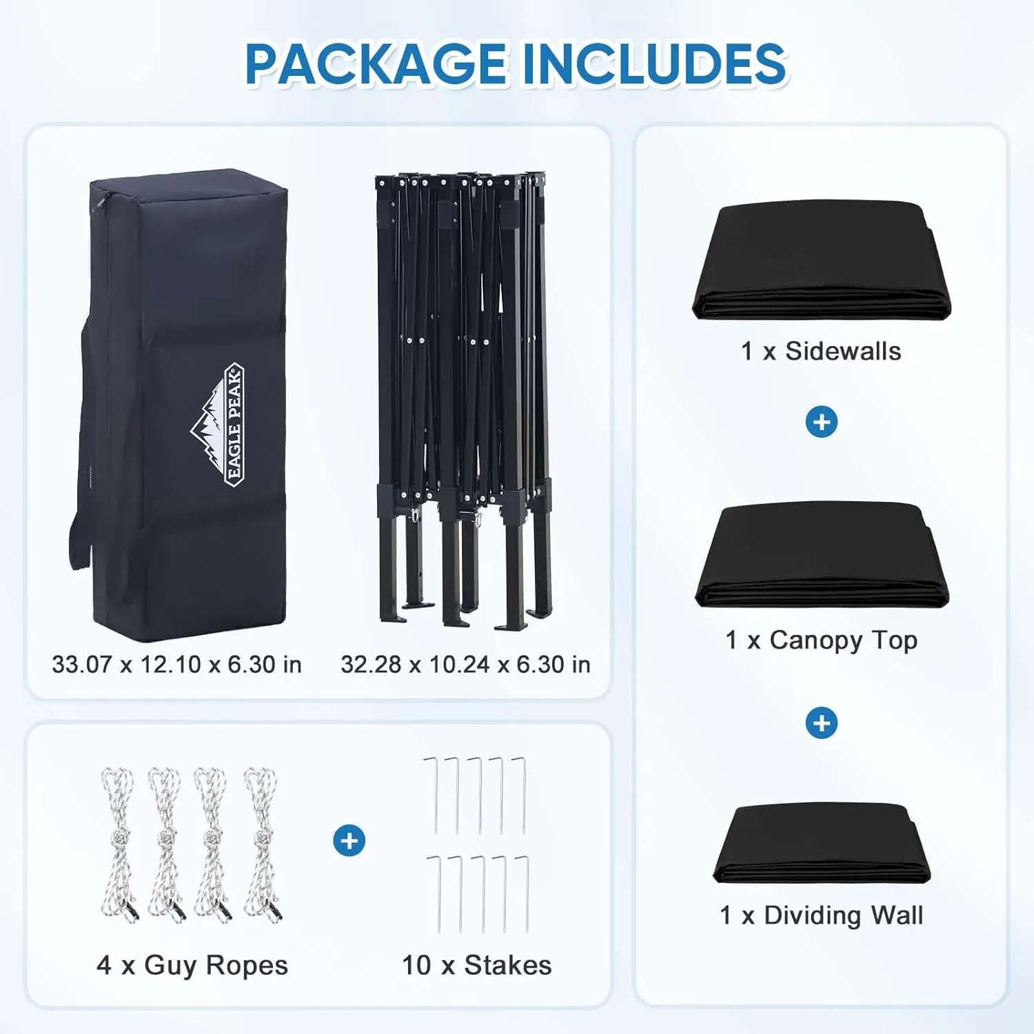 for Up Changing PEAK or Pop 2 Tent Beach Portable Room, EAGLE Pop Room Changing Room 8x4, (Black) Changing Shelter, Impeccable Outdoor Friendly assistance Up for Room Photoshoots Pool, Sun Dressing Portable
