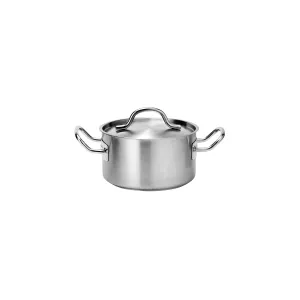 FORCE SAUCE POT w/LID 240x135mm SS TRI-PLY 6.0lt
