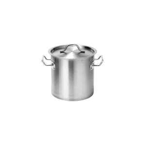 FORCE STOCK POT w/LID 280x280mm SS TRI-PLY 17lt