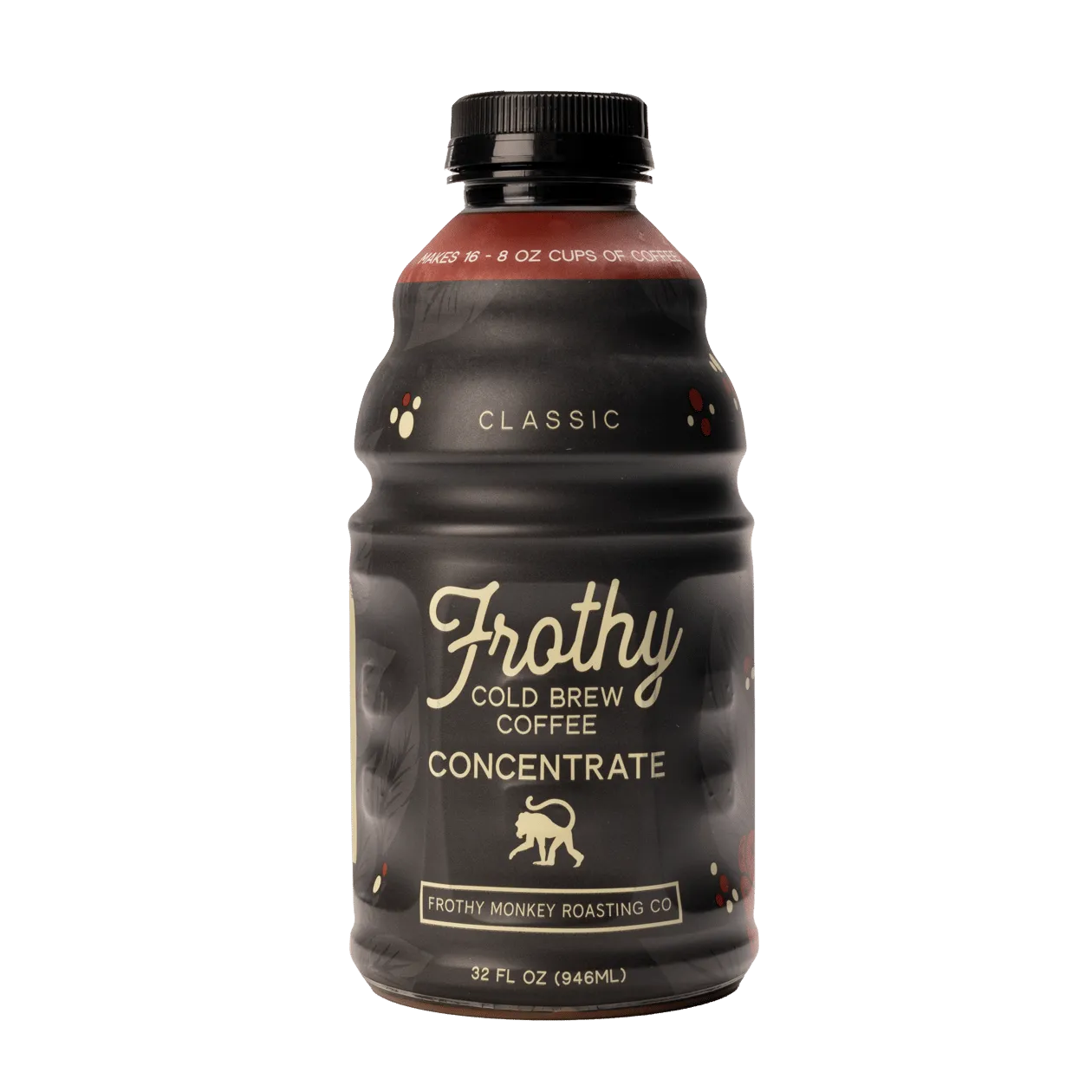 Frothy Monkey Frothy Cold Brew Coffee Concentrate 32oz