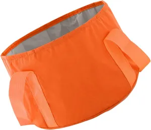 GALPADA 1pc Portable Collapsible Foot Bath Bag for Travel Outdoor Water Basin Tear Durable Design for Relaxation After Long Days for Hotel Use Orange