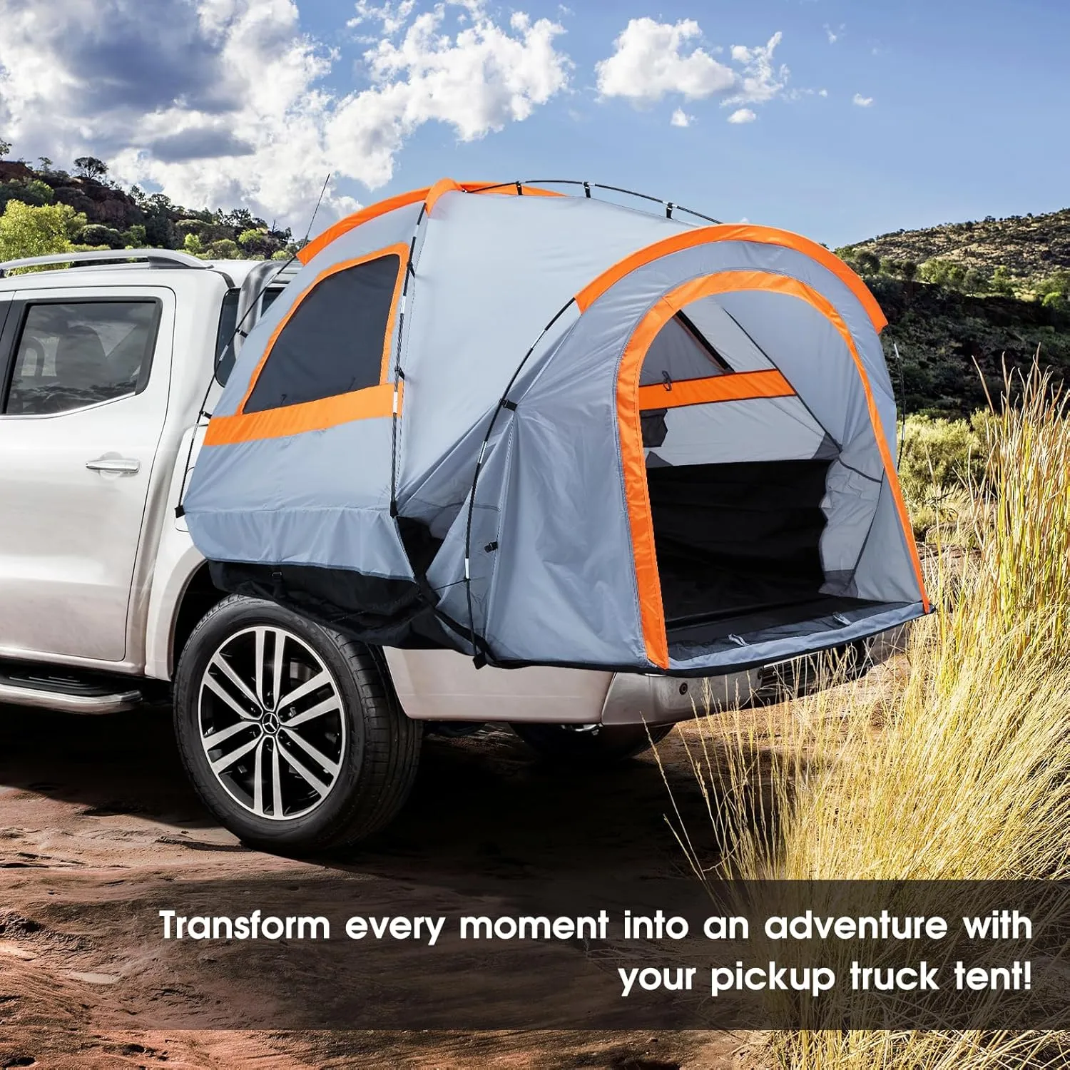 GarveeTech Trunk Bed Tent for Camping - Waterproof PU2000mm, Spacious Double Layer Design, Includes Rainfly and Storage Bag