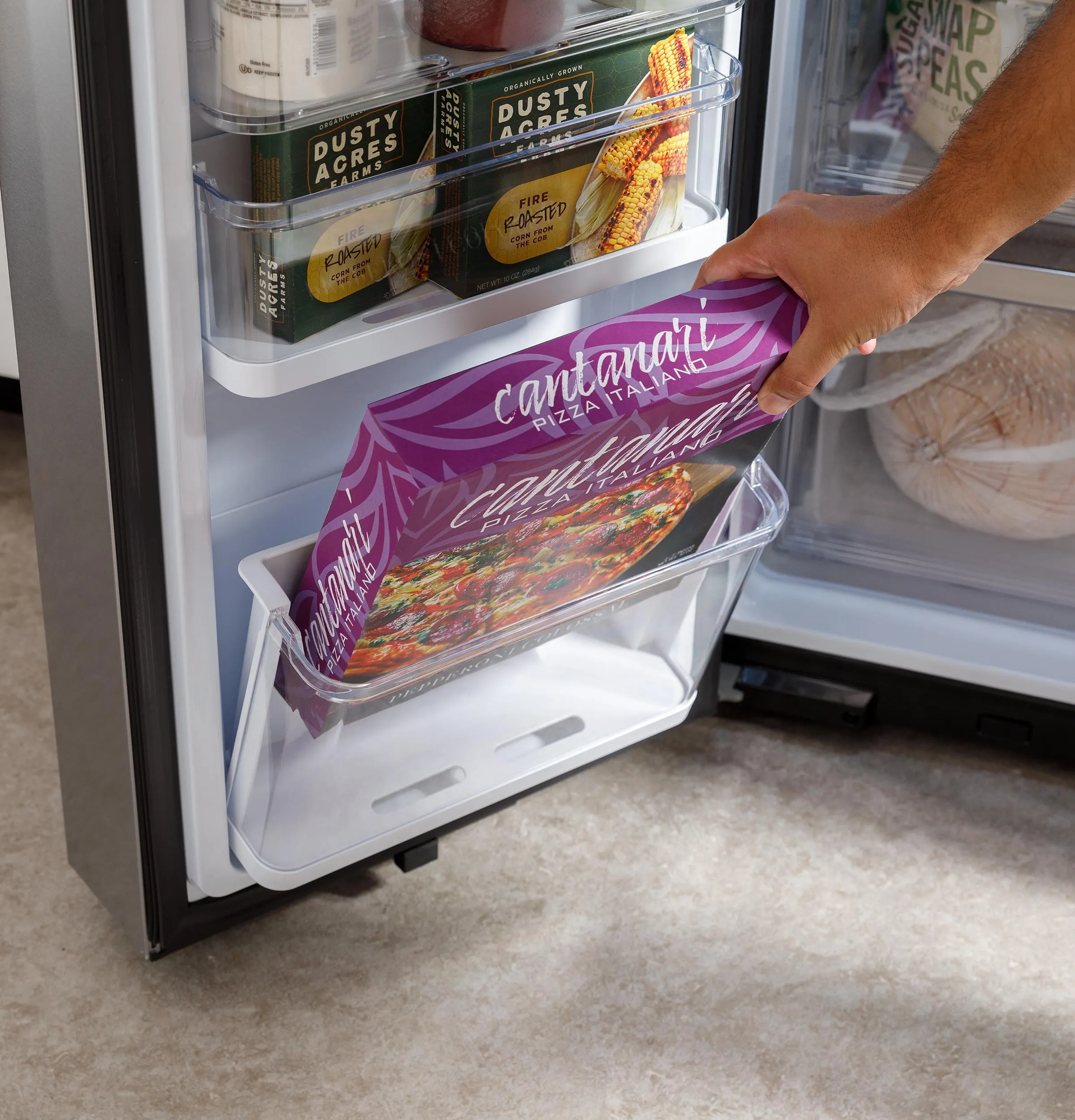 Ge Appliances PHD23BYWFS Ge Profile&#8482; Energy Star® 22.9 Cu. Ft. Counter-Depth Quad-Door Refrigerator With Dual-Dispense Autofill Pitcher And Door In Door
