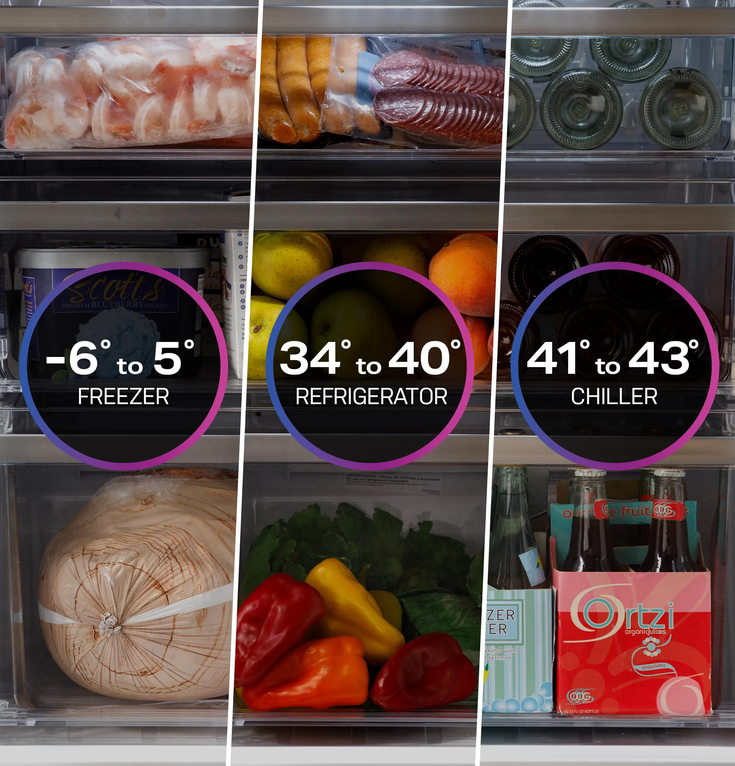 Ge Appliances PHD23BYWFS Ge Profile&#8482; Energy Star® 22.9 Cu. Ft. Counter-Depth Quad-Door Refrigerator With Dual-Dispense Autofill Pitcher And Door In Door