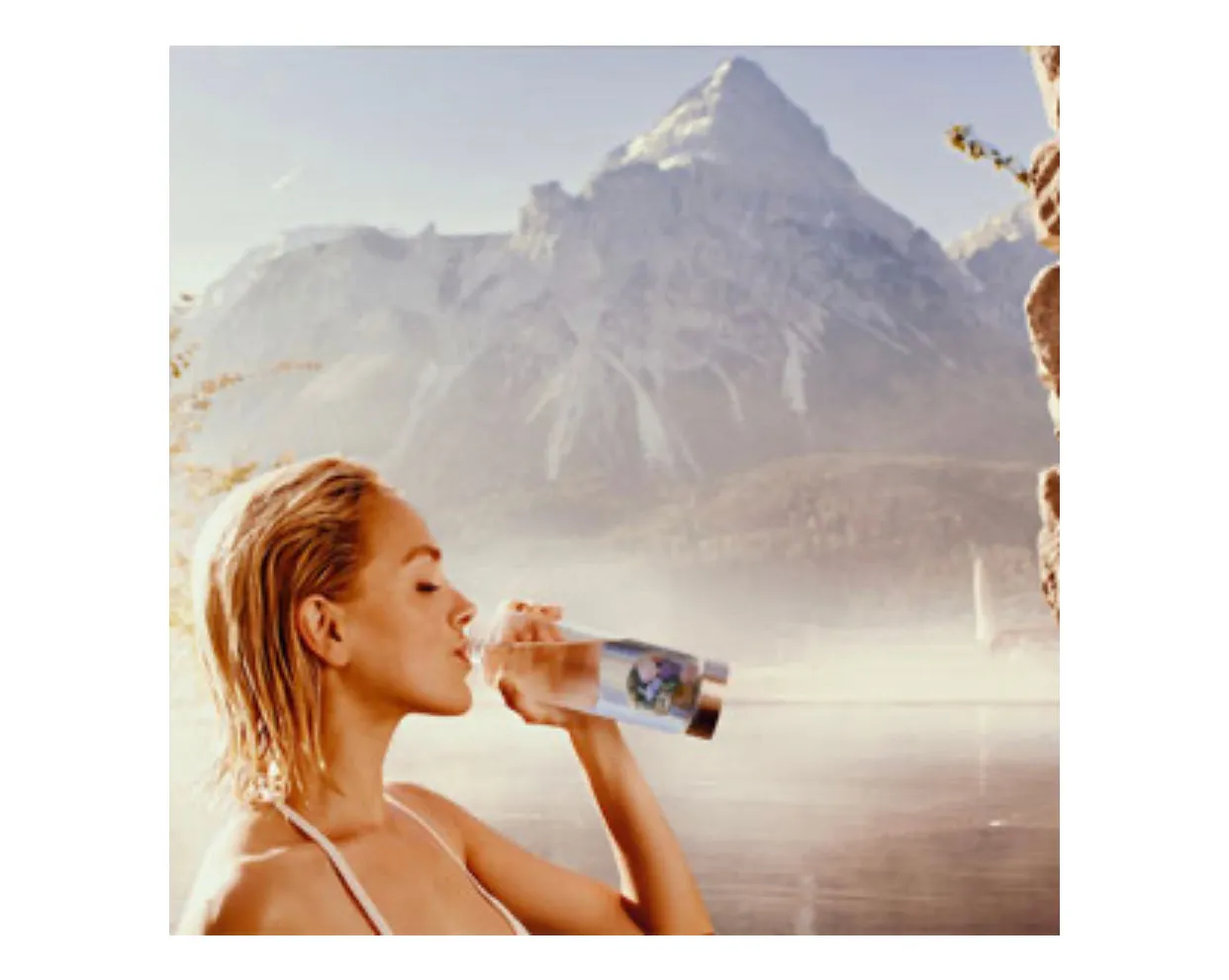Gemstone water bottle