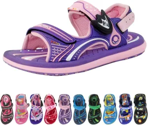 Gold Pigeon Shoes KIDS Easy Snap Lock Outdoor/Water Sandals & Slides. Adjustable Straps
