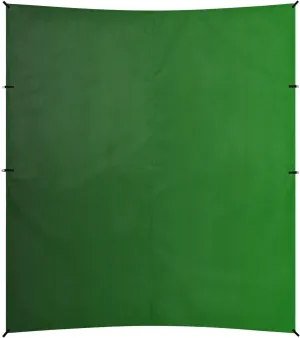 Green Deep Gradient Foldable Beach Cabana UPF50 Easy Setup Outdoor Sun Shade with Sandbags, Sand Shovel, Poles for Camping Trips, Fishing, Backyard Fun or Picnics