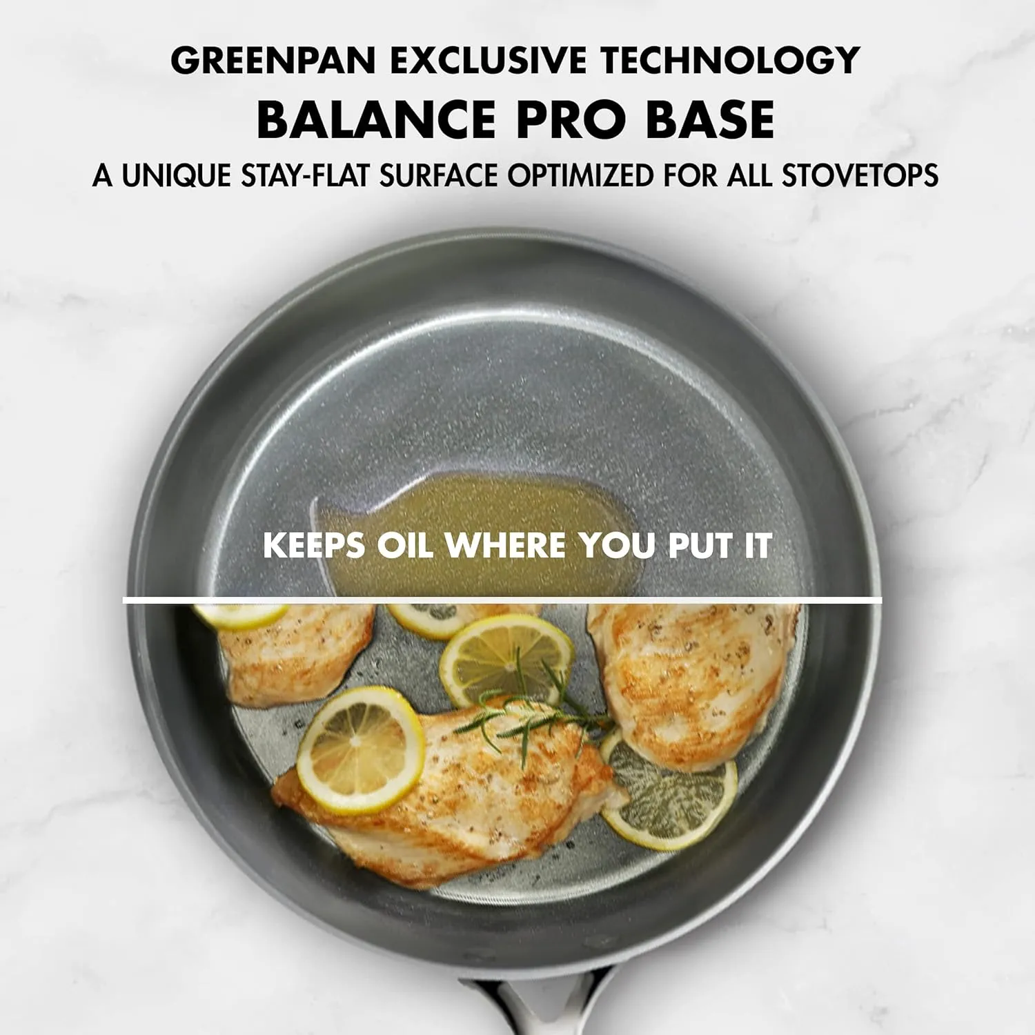 GreenPan GP5 Hard Anodized Healthy Ceramic Nonstick 9.5” & 11” 2 Piece Frying Pan Skillet Set,Heavy Gauge Scratch Resistant,Stay-Flat Surface, Induction, Mirror Finish Handle,Oven Safe,PFAS-Free,Slate