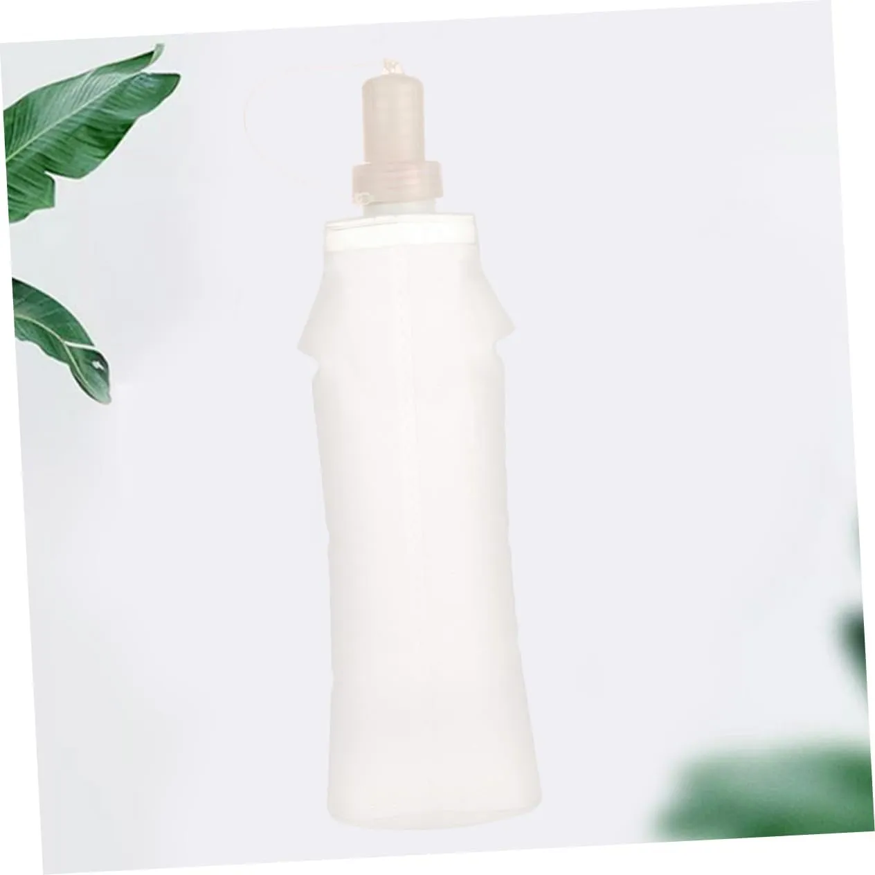 Happyyami 1pc Collapsible Water Bottles Portable Water Bottle Silicone Water Bottle Sports Water Bottle Simple Drinking Bottle Foldable Fitness White Water Cup