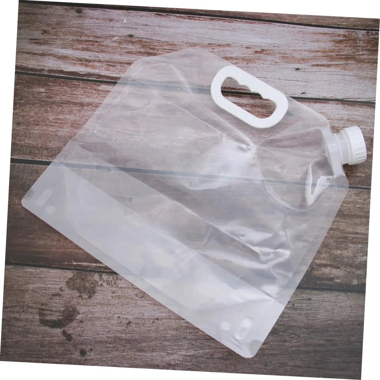 Happyyami 2sets 5l Large Capacity Water Bag Collapsible Camping Water Bottle Car Carrier Outdoor Filter 2pcs*2