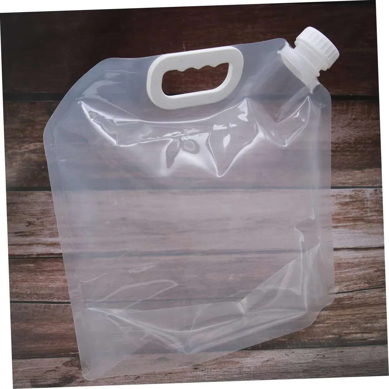Happyyami 2sets 5l Large Capacity Water Bag Collapsible Camping Water Bottle Car Carrier Outdoor Filter 2pcs*2