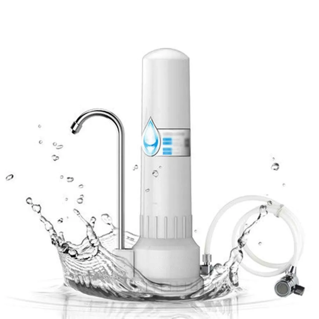 HBJWOV Bench-top Water Purifier, Ultrafiltration of Domestic Kitchen Direct Drinking Water to Remove Residual Chlorine and Sediment