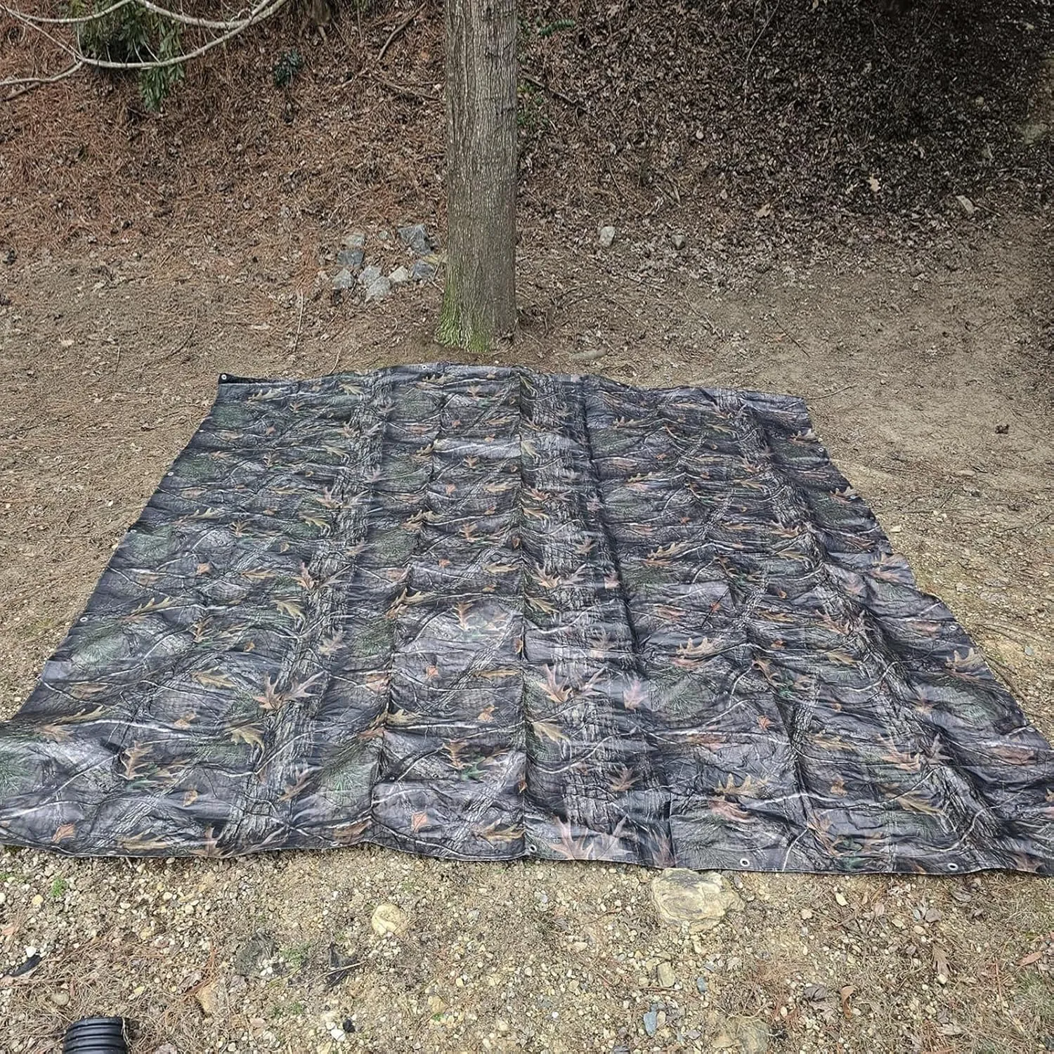 Heavy Duty 11 Mil Tarp Cover Waterproof UV Resistant Tarpaulin Used for Outdoor, Hunting, Camping, Backpacking, Canopy Tent, Ground Tarp, Cover Boat, Motorcycles, Roofs, Wood