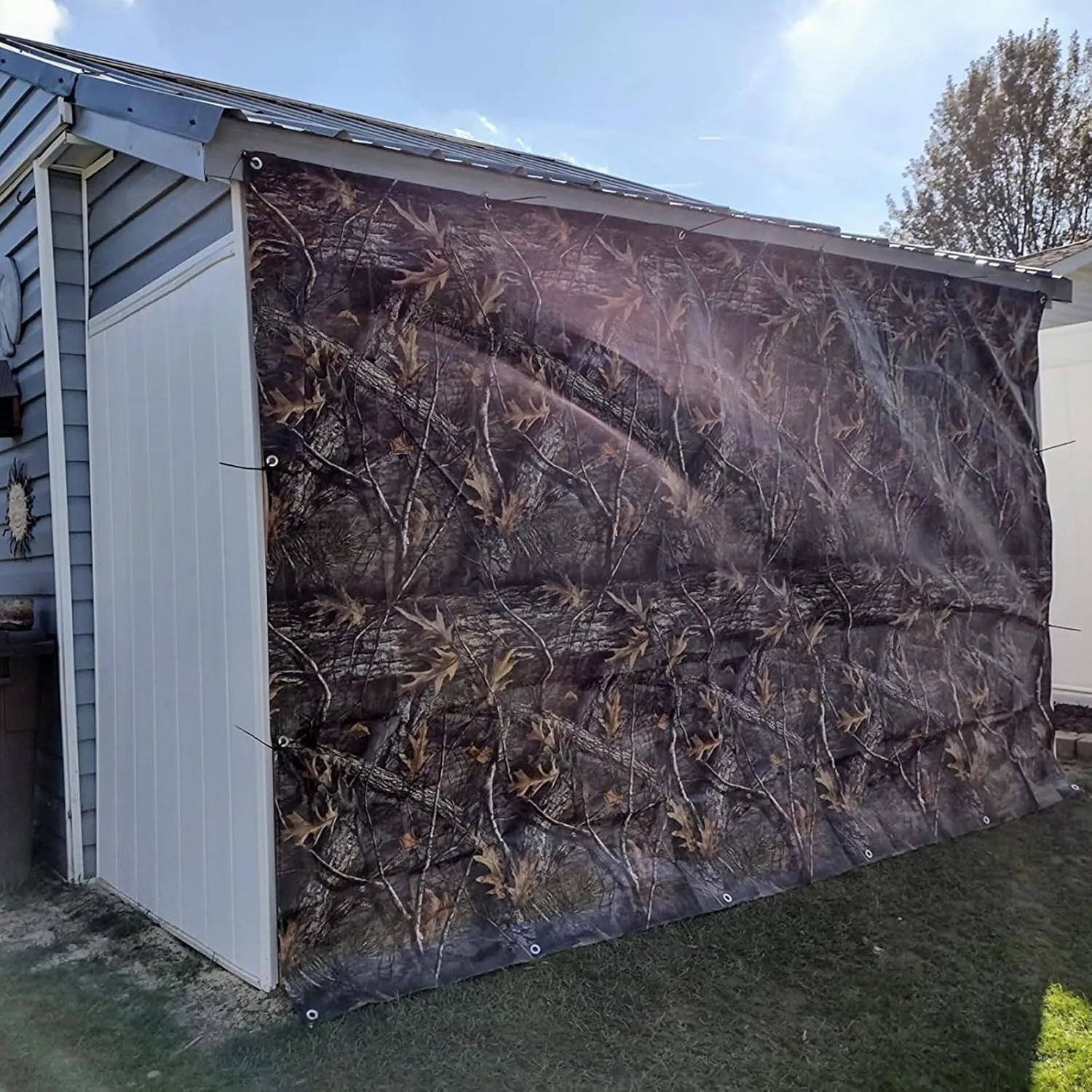 Heavy Duty 11 Mil Tarp Cover Waterproof UV Resistant Tarpaulin Used for Outdoor, Hunting, Camping, Backpacking, Canopy Tent, Ground Tarp, Cover Boat, Motorcycles, Roofs, Wood