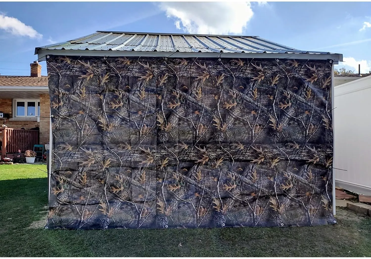 Heavy Duty 11 Mil Tarp Cover Waterproof UV Resistant Tarpaulin Used for Outdoor, Hunting, Camping, Backpacking, Canopy Tent, Ground Tarp, Cover Boat, Motorcycles, Roofs, Wood