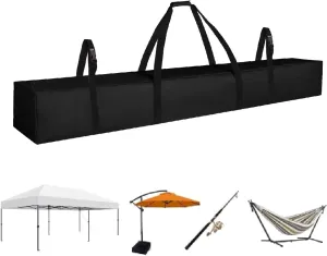 Heavy-Duty Large Tent Pole Storage Bag-83 L x 10" W x 10" H - Water-Resistant,Reinforced Handles for Canopy Tent,Fishing Rods,Hammock