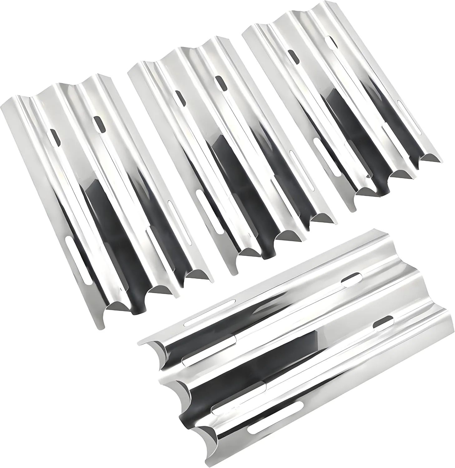 Heavy Duty Stainless Steel Gas Grill Repair Kit - 14.5"x7.25" Heat Plate Shield Tent Replacement for Vermont Castings CF9030/50/80, VM400/450/508/600, Jenn-Air JA460/JA461P/JA580, VTB1 & VCHP1 Parts