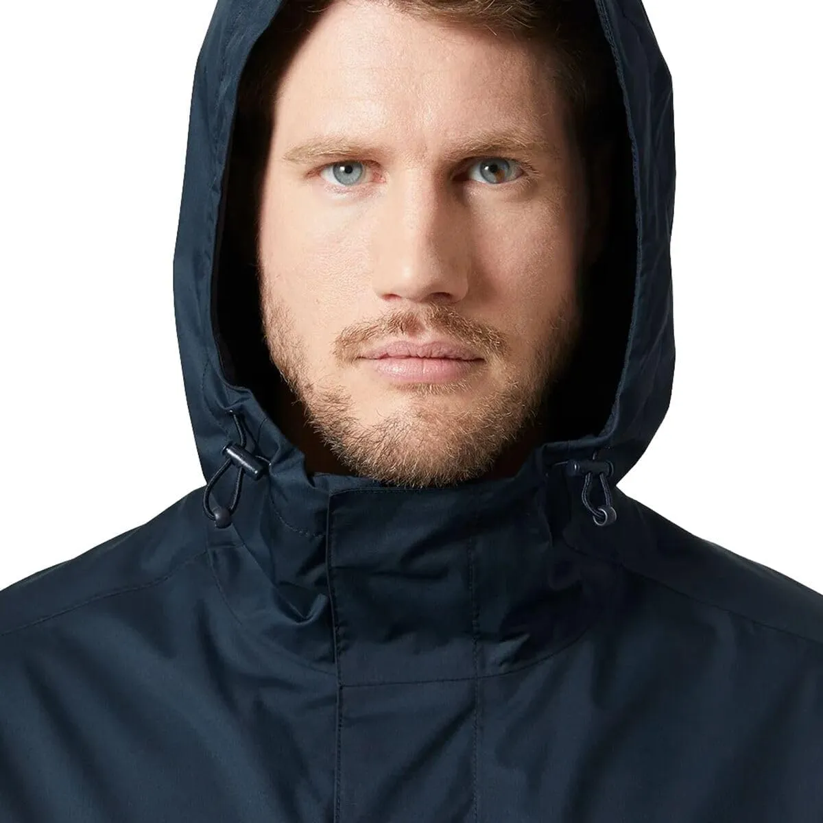 Helly-Hansen Vancouver Rain Jacket - Men's Waterproof, Breathable, Adjustable Hood, Seam-Sealed
