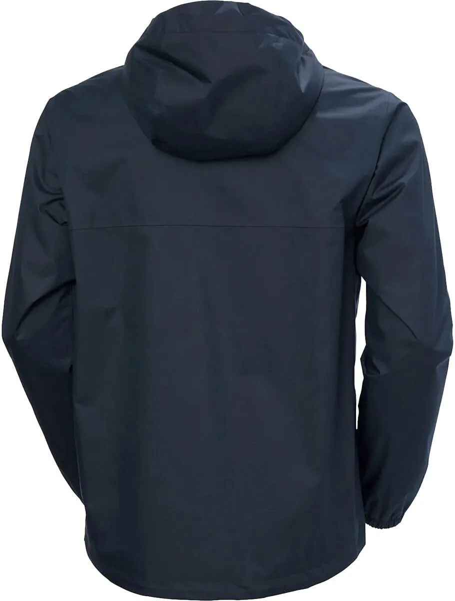 Helly-Hansen Vancouver Rain Jacket - Men's Waterproof, Breathable, Adjustable Hood, Seam-Sealed