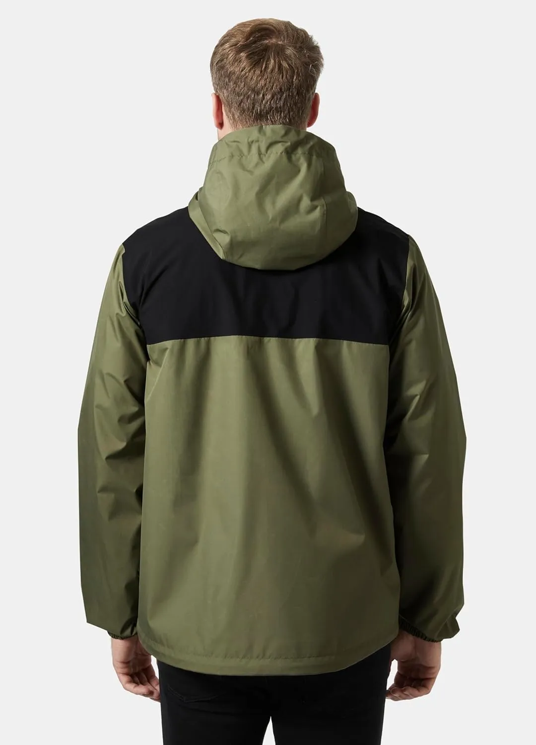 Helly-Hansen Vancouver Rain Jacket - Men's Waterproof, Breathable, Adjustable Hood, Seam-Sealed