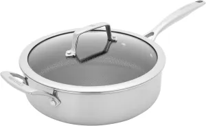 HENCKELS Paradigm 4-qt Stainless Steel Saute Pan with Lid and Handle Helper