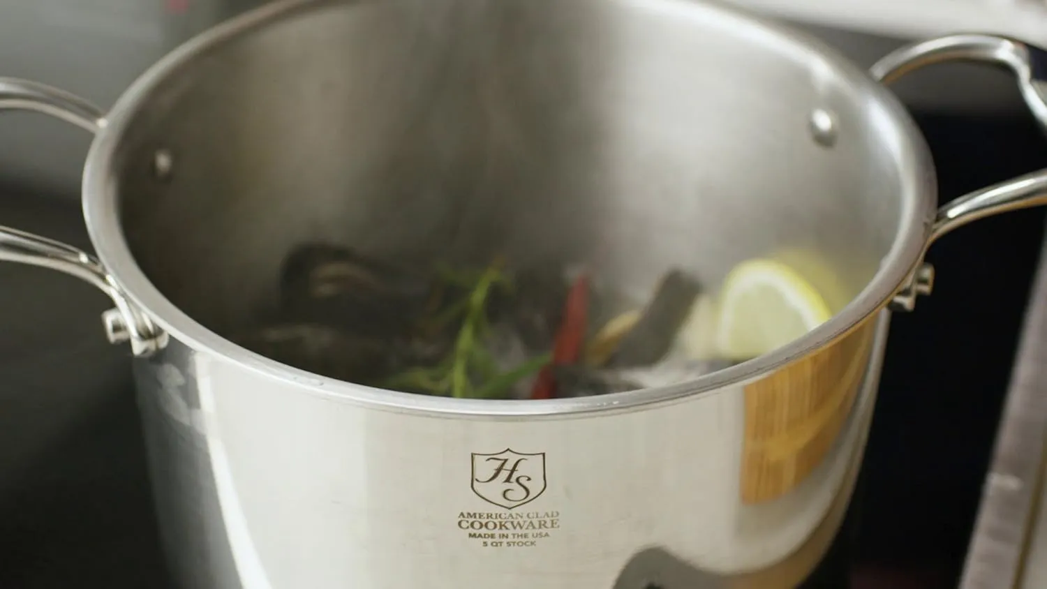 Heritage Steel 5 Quart Sauce Pot - Titanium Strengthened 316Ti Stainless Steel with 5-Ply Construction - Induction-Ready and Fully Clad, Made in USA