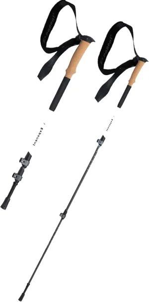 Hiking Poles Bundle, Ultralight Telescopic Walking Stick Aluminum Hiking Sticks Adjustable Trekking Poles, for Exercise, Stability, Seniors, Adults(Grey)