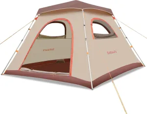 Himalaya Family Tent for Camping, 4 Person Instant Cabin Tent Camping Tent Easy Setup Portable for Outdoor Camping Hiking Picnic