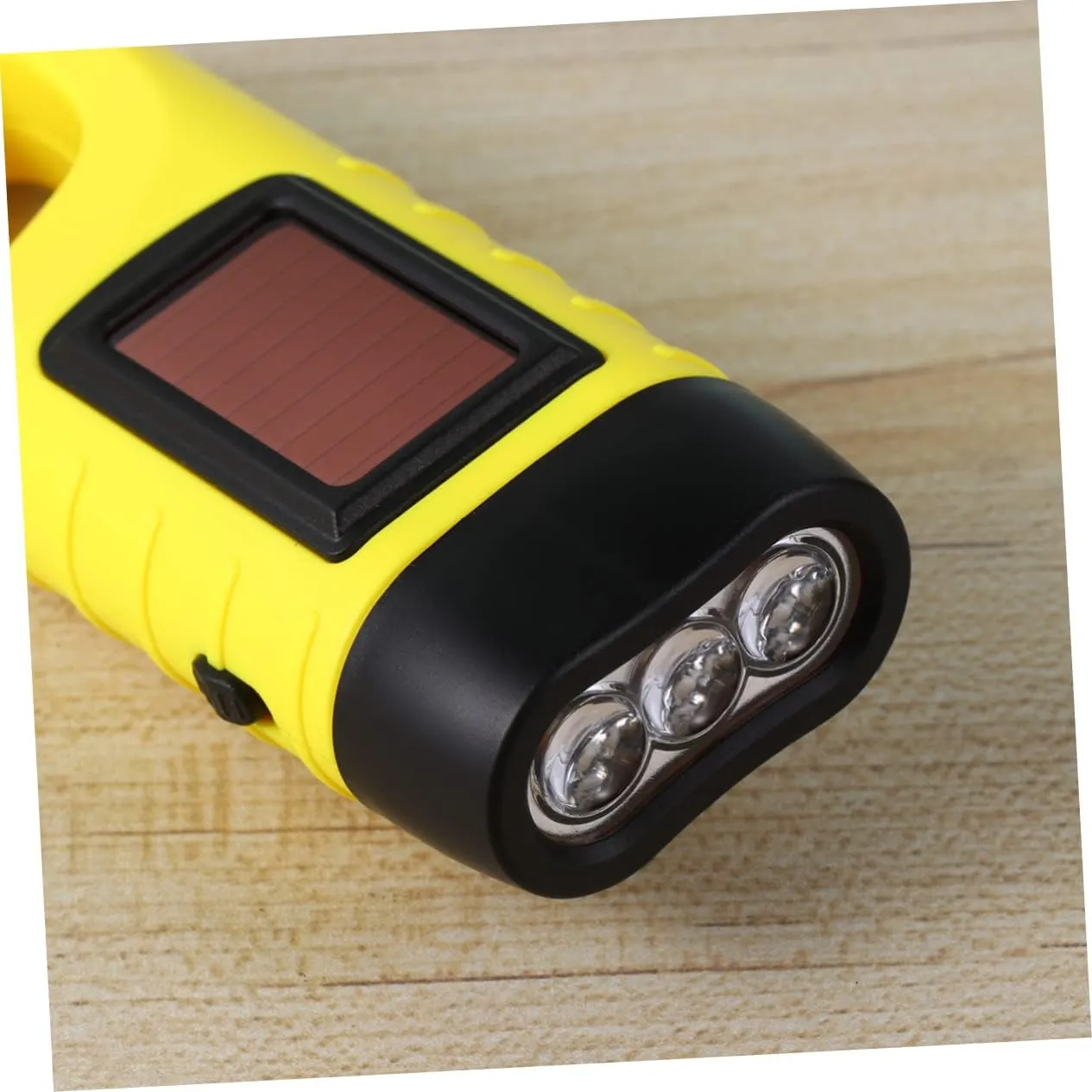 HOMSFOU 2pcs Wind up Flashlight Outdoor Flashlight Solar Powered Flashlight Rechargeable Flashlights Camping Lights Rechargable Rechargeable Camping Lantern Rechargeable Torch Crank Led