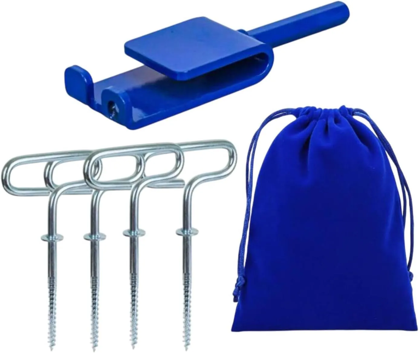 Ice Fishing Anchor Tool Ice Fishing Shelter Anchor Ice Shanty Anchor Metal Fishing Equipment Ice Anchor Tool for Ice Fishing