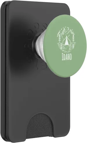 Idaho Rustic Camping Wilderness Mountains Tent Campground PopSockets PopWallet for MagSafe